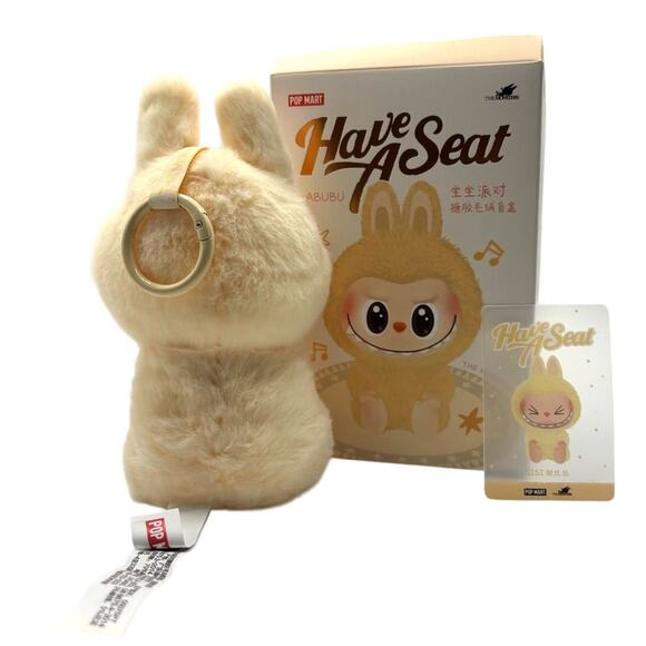 POP MART AUTHENTIC The Monsters Have a Seat LABUBU CONFIRMED Sisi US Yellow - Picture 2 of 4